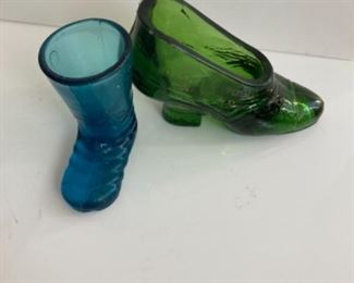 Collectilbe Shoes. Variety of Porcelain, Glass, Wood, Ceramic and plastic. Vintage and modern. Various sizes and shapes!