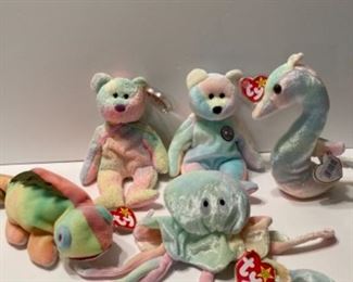 Variety of Beanie Babies