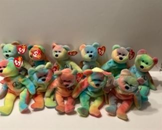 Peace Beanie Babies - no two are alike