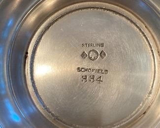 Sterling silver bowl