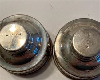 Sterling silver caps