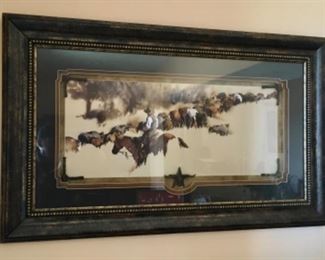 LARGE WESTERN COWBOY PRINT