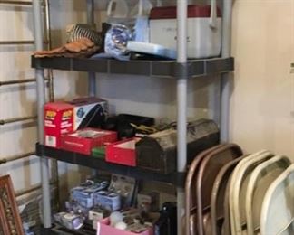 VINTAGE METAL FOLDING CHAIRS