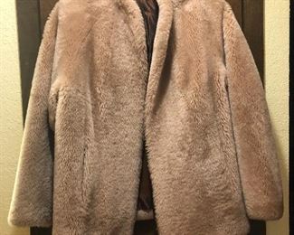 Vintage Orlon and Dynel Faux Fur Jacket 