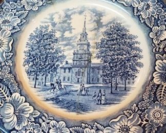 Blue & White English dishes