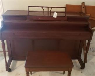 LESTER PIANO and STOOL