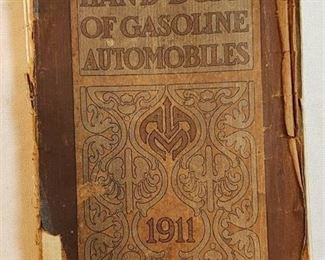 Handbook of Gasoline Automobiles 1911 by Association of Licensed Automobile Manufacturers ~ binding is rough
