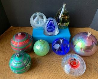  Blown Glass Oil Lamps