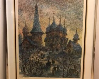 Anatole Krasnyansky “Russian Blue” Signed Print