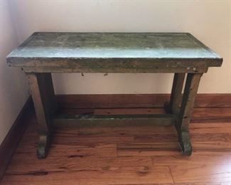 Primative Wood Painted Table