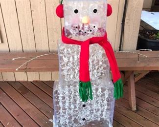  Large Plastic Snowman