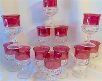  “King’s Crown” Wine Goblets