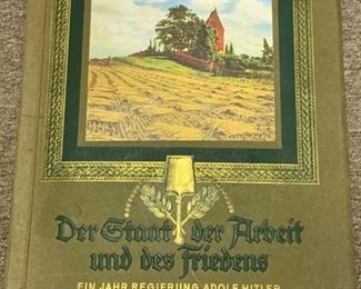 033r3 1934 German Cigarette Card Book The State of Work  Peace