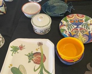 Handpainted Earthenware and pottery