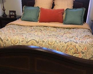 King Bed, Mattress and Bedding