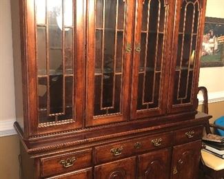 China Cabinet with silver drawers