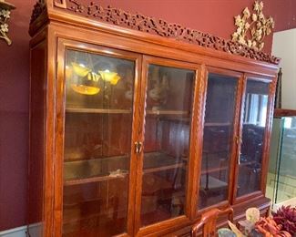 Superb hutch with matching table and chairs 