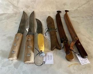 vintage and handcrafted knives