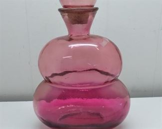 Pink Ombre decanter 
