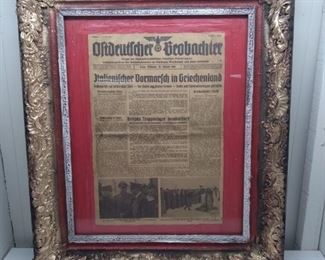 German newspaper article