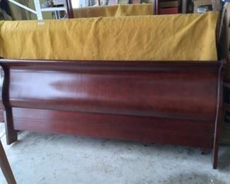 King size headboard and footboard for a sleigh bed. 