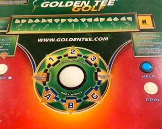 Upclose Picture of Golden Tee Golf Game