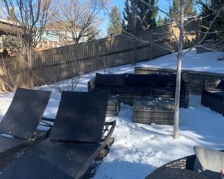 outdoor lounge and couch & chair new