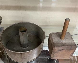 Old Square Butter Mold