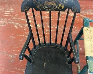 Old Stenciled Child's Rocker