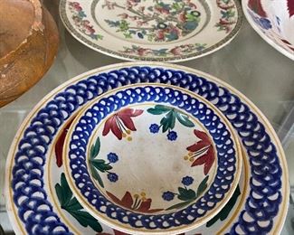 Old Villeroy & Bach Plate and Bowl