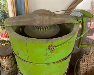Old Ice Cream Freezer