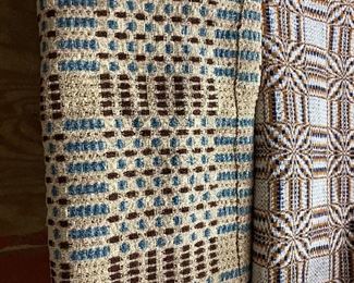 Summer Coverlet(Brown and Navy)
