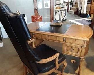 Desk and  chair