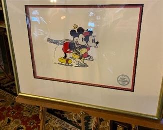 Limited Edition Disney Serigraph "On Ice"