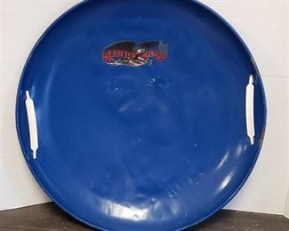 Steel Flexible Flyer Disc Snow Shed w/plastic handles ~ 25.5 in. diameter