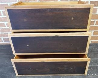 3 Small Pine Drawers ~ 23 x 13 x 7.5 in. tall ~ ready for your project