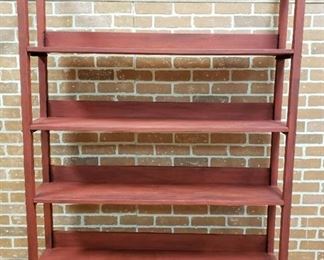 Vintage 4 Shelf Bookcase ~ 48 x 16 x 68.5 in. tall ~ 9 in. deep shelves