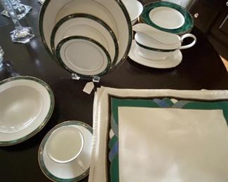 Lenox service for 12 plus 4 extra dinner plates