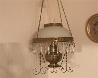 Vintage 1800’s Oil lamp 