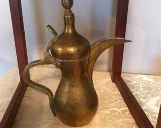 Turkish brass tea pot 