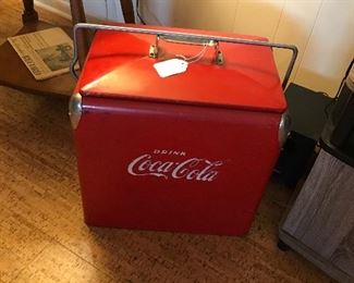 Vintage Coke cooler 