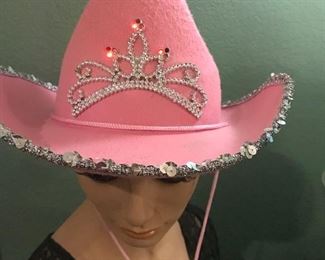 Light up little girls cowboy hat