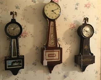 Vintage Banjo clocks