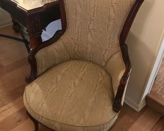 Great vintage upholstered side chair