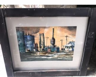 Watercolor by local artist
