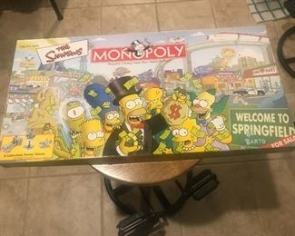 The Simpsons monopoly game 