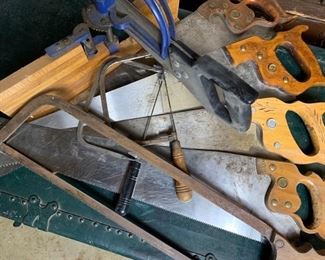 Array of Various Hand Saws