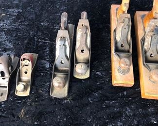 Assorted Bailey Antique Wood and Metal Planes