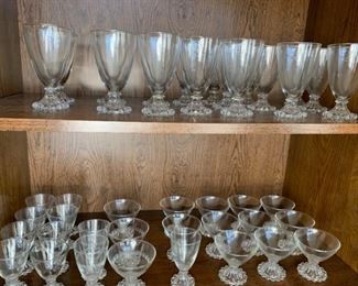 Candlewick Glasses and Dessert Cups