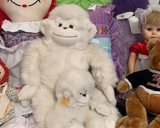 Russ Caress Soft Stuffed Gorillas 